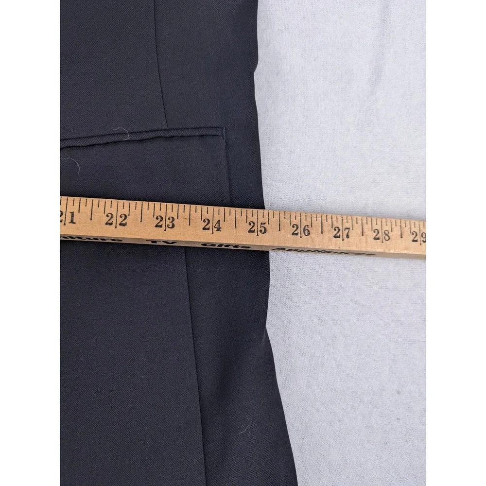Lauren Ralph Lauren Mens 50L Black 100% Wool 2-Button Peak Lapel Tuxedo Jacket